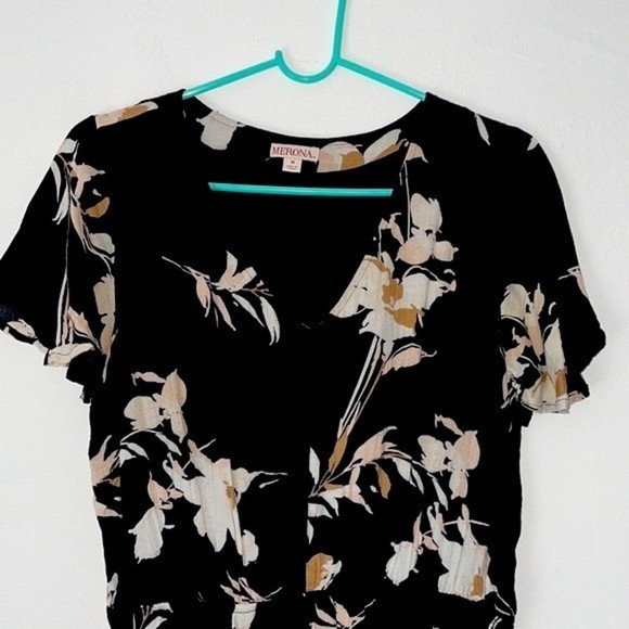 Merona Floral Midi Dress - Picture 6 of 8